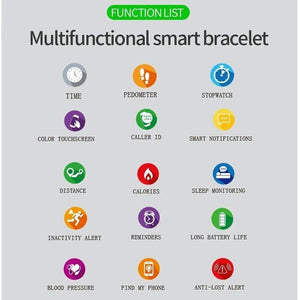 Planet Gates Smart Watch Bracelet IP67 Waterproof Heart Rate Monitor Blood Pressure Fitness Tracker Women Men Sport Wearable Watch F8 PK s226