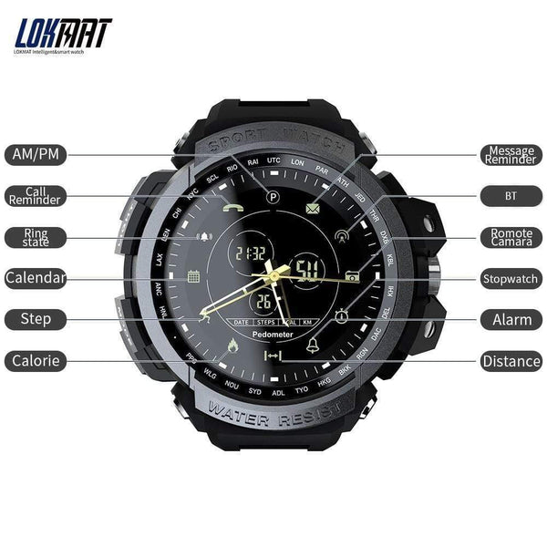 Planet Gates Smart Watch Life Waterproof Bluetooth Call Reminder Digital Clock Long Standby Time SmartWatch Men Women