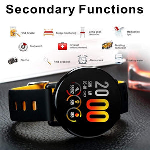 Planet Gates Smart Watch Men Women IP68 Waterproof Clock Activity Fitness tracker Heart rate monitor Smartwatch for IOS Android