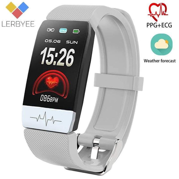 Planet Gates Smart Watch Q1S ECG+PPG Waterproof Bluetooth Fitness Watch Call Reminder Alarm Clock Smartwatch for Running Climbing