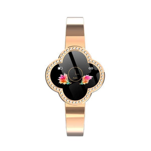 Planet Gates Smart watch woman 2019 IP67 Waterproof Heart Rate Monitoring gold For Android IOS lady girl women's bracelet smartwatch