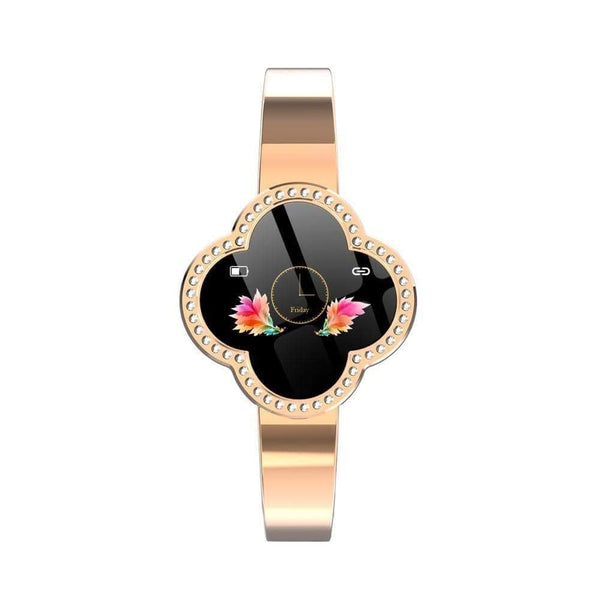 Planet Gates Smart watch woman 2019 IP67 Waterproof Heart Rate Monitoring gold For Android IOS lady girl women's bracelet smartwatch
