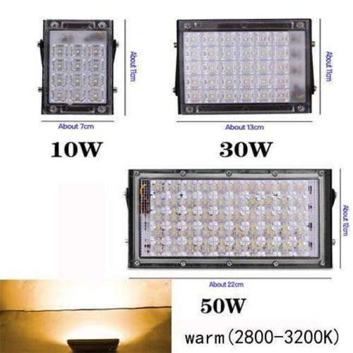 Planet Gates SMD led flood warm / 20W AC220V Flood Light Outdoor Lamp Led Spotlight Reflector Sensor Floodlight RGB 10W 20W 30W 50W Waterproof Garden 12V 220V 110V Lighting