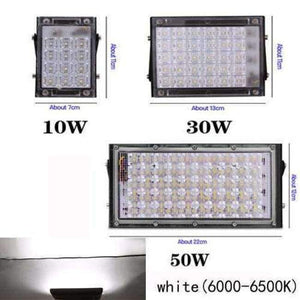 Planet Gates SMD led flood white / 20W AC220V Flood Light Outdoor Lamp Led Spotlight Reflector Sensor Floodlight RGB 10W 20W 30W 50W Waterproof Garden 12V 220V 110V Lighting