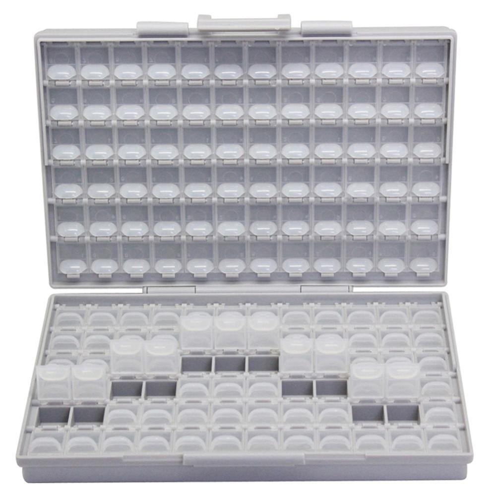 Planet Gates SMD storage SMT resistor capacitor Electronics Storage Cases & Organizers transparent toolbox storage box plastic BOXALL