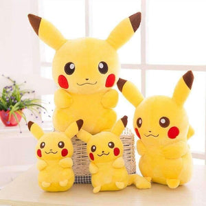 Planet Gates Smile Pikachu Animal Dolls, 20/35/45CM Cute Plush Toys,Children Soft PP Cotton Kids As Birthday Christmas Gift