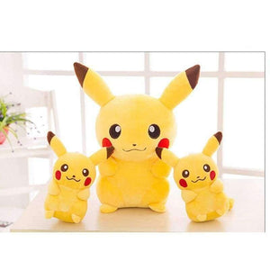 Planet Gates Smile Pikachu Animal Dolls, 20/35/45CM Cute Plush Toys,Children Soft PP Cotton Kids As Birthday Christmas Gift