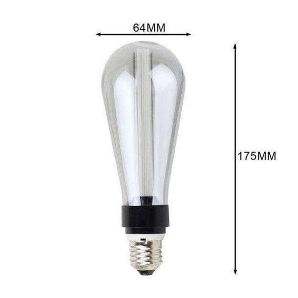 Planet Gates Smoked Grey / 3W 2200K 190lm / No, E27 85V-265V Grensk Ampoule Led E27 Edison Bulb Light Guide Vintage Lamp ST64 Retro Nostalgic Creative 85V-264V Smoke Gray LED Filament Bulbs