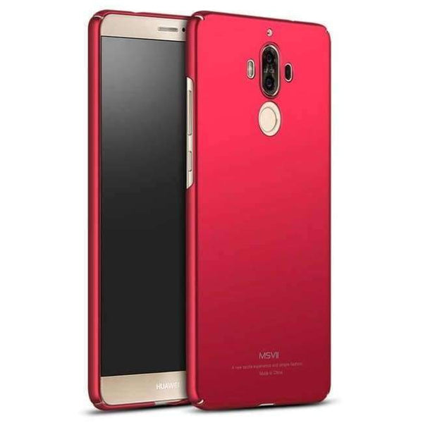 Planet Gates Smooth red / For Mate 9 Huawei Mate 9 Cases Luxury MSVII Brand Silm Hard Back Cover Case For Huawei Mate9 Phone Case Huawei Mate 9 Pro Cases