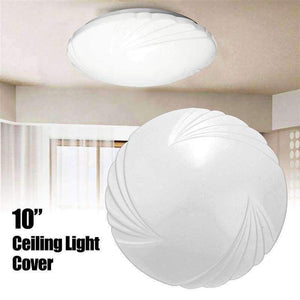 Planet Gates Smuxi Excellent 10'' White Ceiling Light Lamp Cover Shade Cover Case Decoration Fixture Surface Mounted Case