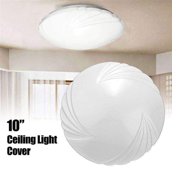 Planet Gates Smuxi Excellent 10'' White Ceiling Light Lamp Cover Shade Cover Case Decoration Fixture Surface Mounted Case