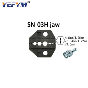 Planet Gates SN-03H jaw Crimping tool pliers jaws SN-48B / 48BS / 02C / 2549 / 03H / 2546B / 2WF2C / 06WF / 16WF / 06, used for crimping terminals