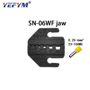 Planet Gates SN-06WF jaw Crimping tool pliers jaws SN-48B / 48BS / 02C / 2549 / 03H / 2546B / 2WF2C / 06WF / 16WF / 06, used for crimping terminals