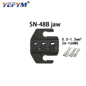 Planet Gates SN-48B jaw Crimping tool pliers jaws SN-48B / 48BS / 02C / 2549 / 03H / 2546B / 2WF2C / 06WF / 16WF / 06, used for crimping terminals