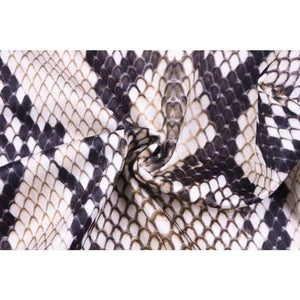 Planet Gates snakeskin / S Straps snakeskin print sext crop tops camis flare pants 2 pieces set 2018 autumn winter women fashion sets