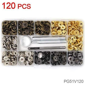 Planet Gates Snap Fasteners Set Leather Tool Set Carving Punching Hole Cutting Knife Manual Suture Needle Gas Eyes Burnish Peeling Edge Process for Leather Belt