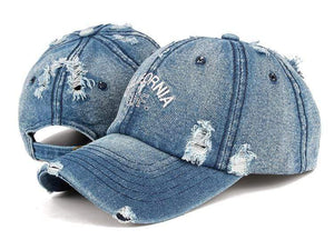 Planet Gates Snapback Women's Distressed Hole Embroidery Simple Baseball Cap For Men Female Outdoor Leisure Cowboy Hat