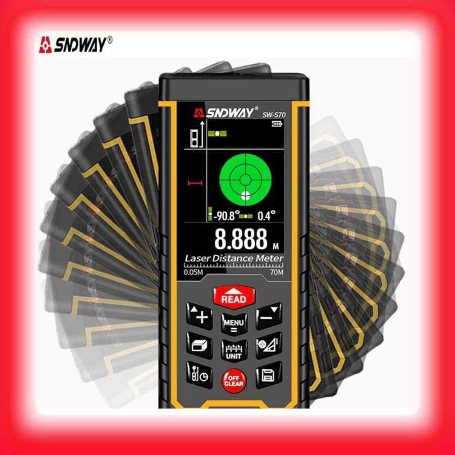 Planet Gates SNDWAY 2.4 inch color display Digital Laser range finder 50M 70M 100M metro laser Electronic Tape Measure laser distance meter