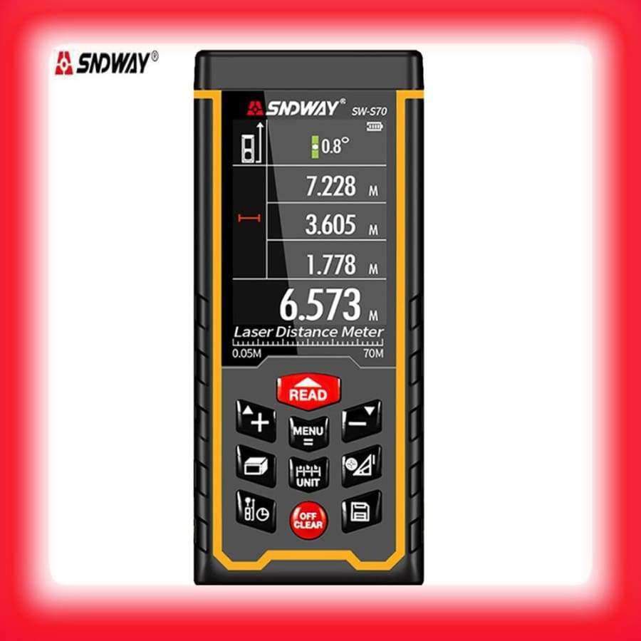 Planet Gates SNDWAY 2.4 inch color display Digital Laser range finder 50M 70M 100M metro laser Electronic Tape Measure laser distance meter