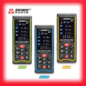 Planet Gates SNDWAY 2.4 inch color display Digital Laser range finder 50M 70M 100M metro laser Electronic Tape Measure laser distance meter