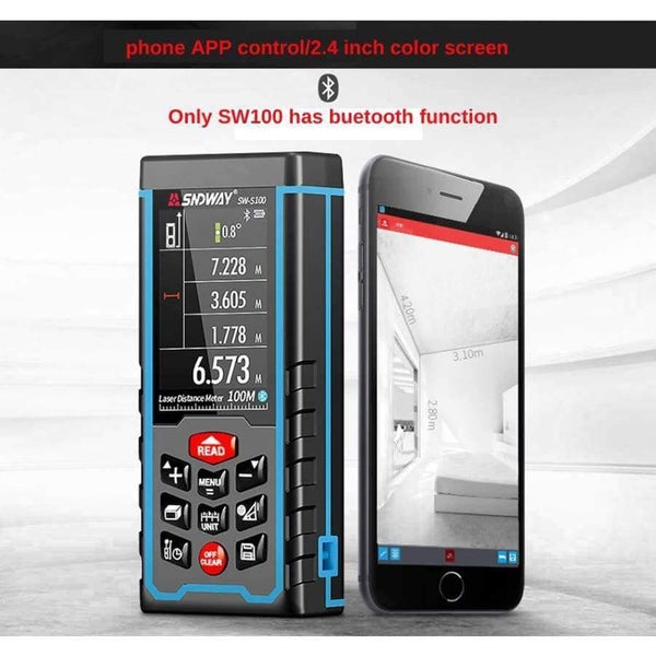 Planet Gates SNDWAY 2.4 inch color display Digital Laser range finder 50M 70M 100M metro laser Electronic Tape Measure laser distance meter