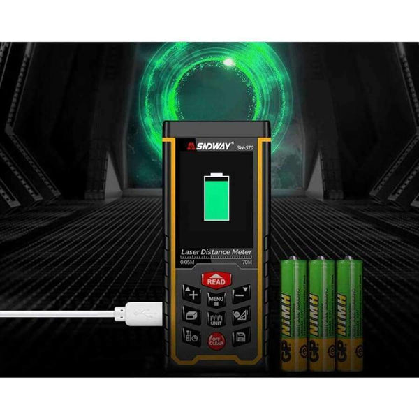 Planet Gates SNDWAY 2.4 inch color display Digital Laser range finder 50M 70M 100M metro laser Electronic Tape Measure laser distance meter