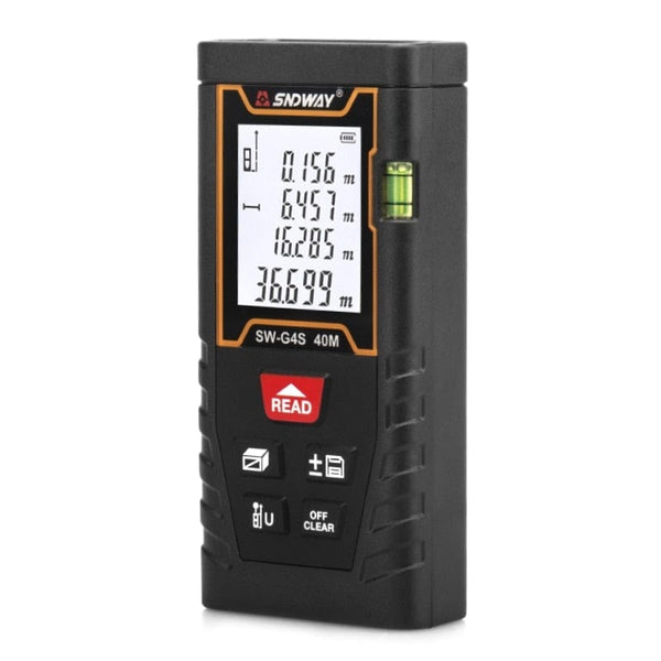 Planet Gates SNDWAY Laser Rangefinder High Accurate Roulette Laser Distance Meter Measuring 40M 100M 120M Digital Tape Measure Range Finder