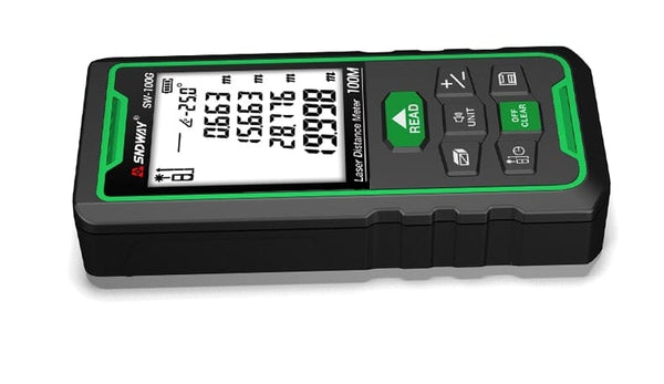 Planet Gates SNDWAY Laser Rangefinder High Accurate Roulette Laser Distance Meter Measuring 40M 100M 120M Digital Tape Measure Range Finder