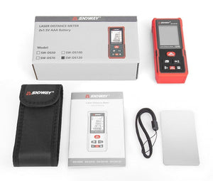 Planet Gates SNDWAY Laser Rangefinder High Accurate Roulette Laser Distance Meter Measuring 40M 100M 120M Digital Tape Measure Range Finder