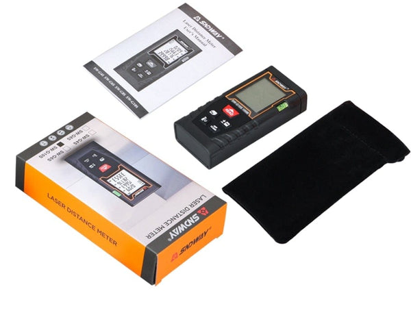 Planet Gates SNDWAY Laser Rangefinder High Accurate Roulette Laser Distance Meter Measuring 40M 100M 120M Digital Tape Measure Range Finder