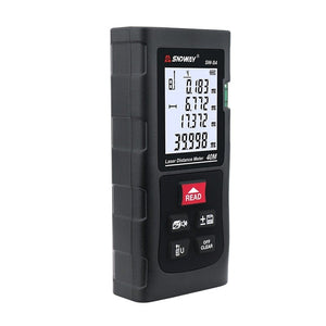 Planet Gates SNDWAY Laser Rangefinder High Accurate Roulette Laser Distance Meter Measuring 40M 100M 120M Digital Tape Measure Range Finder
