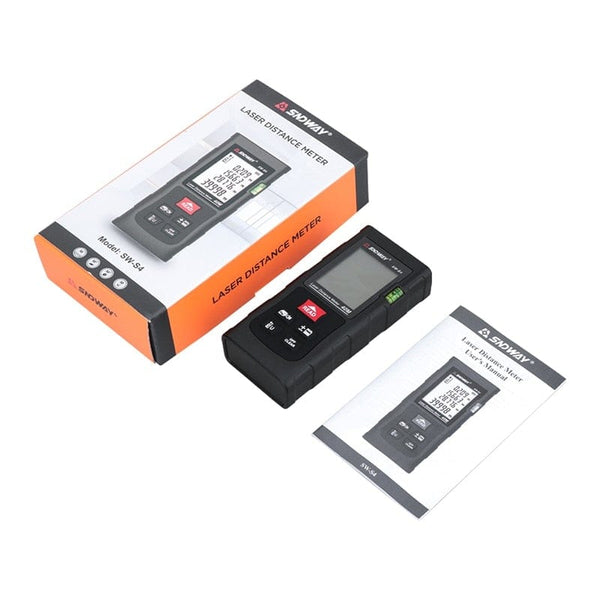 Planet Gates SNDWAY Laser Rangefinder High Accurate Roulette Laser Distance Meter Measuring 40M 100M 120M Digital Tape Measure Range Finder