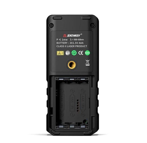 Planet Gates SNDWAY Laser Rangefinder High Accurate Roulette Laser Distance Meter Measuring 40M 100M 120M Digital Tape Measure Range Finder