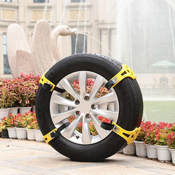 Planet Gates Snow Chains Universal Car For 165-265mm Tyre Winter Roadway Safety Tire Chains Climbing Mud Anti-Slip car-styling