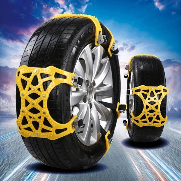 Planet Gates Snow Chains Universal Car Suit Tyre Winter Roadway Safety Tire Chains Snow Climbing Mud Ground Anti Slip Emergency Strap