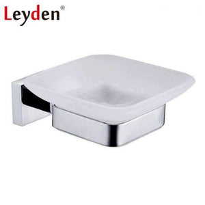 Planet Gates Soap Dish Holder Leyden Stainless Steel Suqare Bathroom Accessories Chrome Toilet Paper Holder Robe Hook Towel Bar Towel Ring Bathroom Hardware