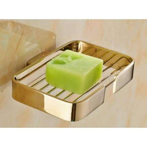 Planet Gates soap dish Newly Brass Bathroom Accessories Set, Gold Square Toilet Brush Holder,Paper Holder,Towel Bar,Towel Holder, bathroom Hardware set