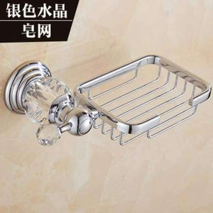 Planet Gates Soap net Bathroom Accessories Sets Silver Polished Chrome Bathroom Products Solid Brass Bathroom Hardware Sets jk6