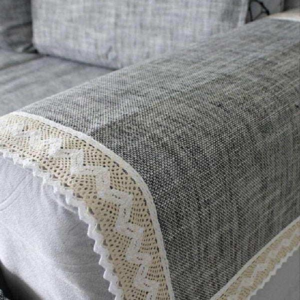 Planet Gates sofa towel 1PCS / 60x60cm 1pcs Grey Sofa Cover Sofa Cushion Cotton Linen Fabric Fashion Four Seasons Available Home Wedding Decor Sofa Towel