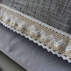 Planet Gates sofa towel 1PCS / 60x60cm 1pcs Grey Sofa Cover Sofa Cushion Cotton Linen Fabric Fashion Four Seasons Available Home Wedding Decor Sofa Towel