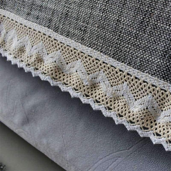 Planet Gates sofa towel 1PCS / 60x60cm 1pcs Grey Sofa Cover Sofa Cushion Cotton Linen Fabric Fashion Four Seasons Available Home Wedding Decor Sofa Towel