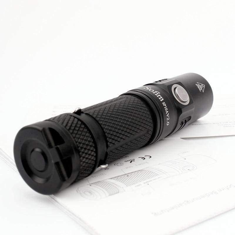 Sofirn New Sp10 V2.0 Edc Flashlight Aa Tactical Led Flashlight 14500 Cree Xpg2 550Lm Mini Portable Flash Light Torch Lamp