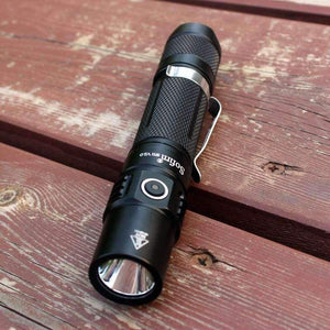 Planet Gates Sofirn SP31 V2.0 Powerful Tactical LED Flashlight 18650 Cree XPL HI 1200lm Torch Light Lamp with Dual Switch Power Indicator ATR