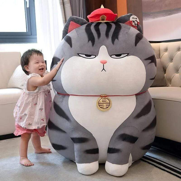 Planet Gates Soft Animal Cartoon Pillow Plush Animal Doll Toys Kawaii Cat Pillow Big Soft Cushion Cover Stuffed Lovely Kids Birthyday Gift