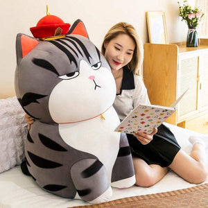 Planet Gates Soft Animal Cartoon Pillow Plush Animal Doll Toys Kawaii Cat Pillow Big Soft Cushion Cover Stuffed Lovely Kids Birthyday Gift