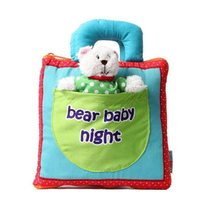 Planet Gates Soft Baby Quiet Cloth Book Infant Bear Night 3D Activity Book Newborn Baby Toys Early educational toy Books for Kids