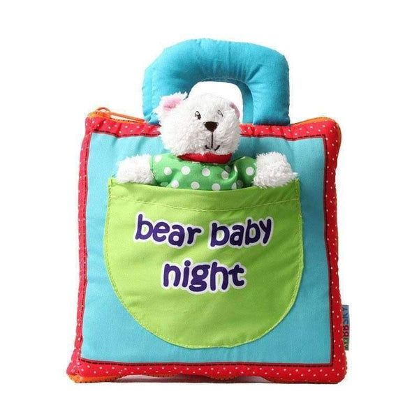 Planet Gates Soft Baby Quiet Cloth Book Infant Bear Night 3D Activity Book Newborn Baby Toys Early educational toy Books for Kids