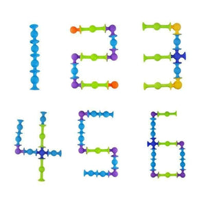 Planet Gates Soft Building Blocks Kids DIY Pop Sucker Funny Silicone Block Model Construction Boys Girls Toy For Children Christmas Gift