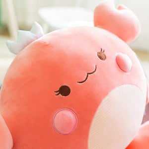 Soft Crab Reading Pillow 55cm Animal Plush Toys Girl Boy Creative Stuffed Animal Cushion Sleeping Dolls For Kids Birthday Gift