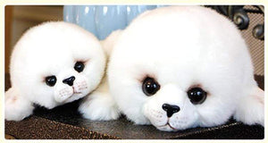 Planet Gates Soft Cute Seals Plush Toy Sea World Animal Sea Lion Plush Stuffed Doll Big Eyes Baby Birthday Gift for Kids Girls
